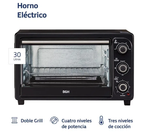 Horno Eléctrico Bgh Bhe30M19N