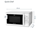 Microondas Cmo Bgh Q.Chef B120M20 20 Litros