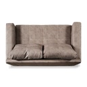 Sillon Donato 2 Cpos Cuerotex Stone Wengue G3