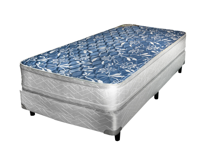 Conjunto de colchón y sommier K252 0.80 X 1.90 Azul 