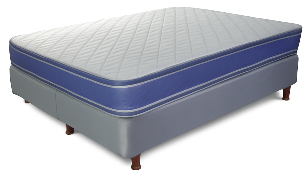 Conjunto de colchón y sommier K252 1.60 X 2.00 Azul 
