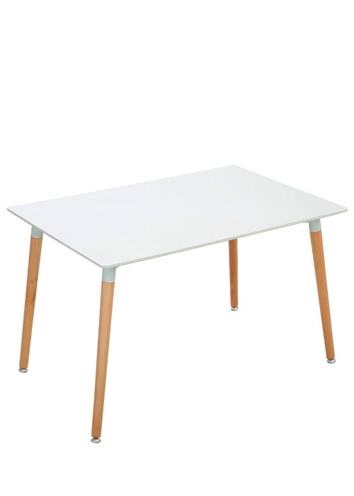 Mesa Eames Lustre Blanco 120X80