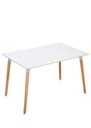 Mesa Eames Lustre Blanco 120X80