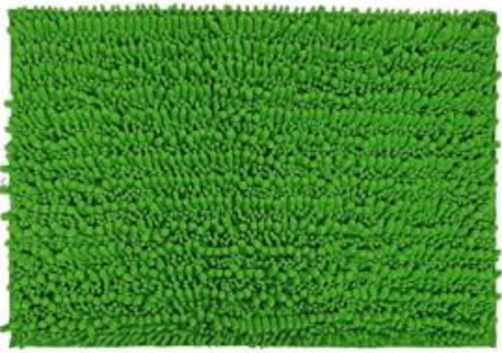 Alfombra Amalfi Shaggy 2 Alturas 40 X 60 Cm Verde