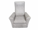 Sillon Poltrona Alaska 1 Cpo Tela Cuerotex Stone G3