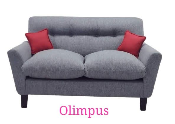 Sofá Olimpus 2 Cpos 1,40X0,80 Mts Gris Plata Ptas Madera