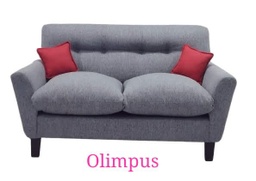 [900000198] Sofá Olimpus 2 Cpos 1,40X0,80 Mts Gris Plata Ptas Madera