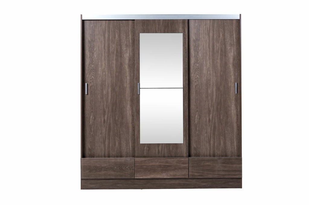 Placard Tana Plus corredizo 3Ptas 3Caj c/espejo