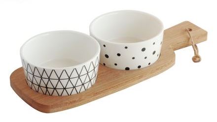 [7798310811531] Set X 2 Copetineros 235Cc Diseños Varios Con Tabla Rectangular 25.5X10X1Cm