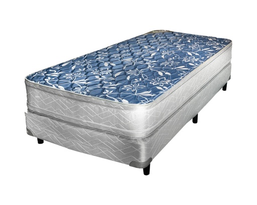 [CON252-080190AZUL] Conjunto de colchón y sommier K252 0.80 X 1.90 Azul 