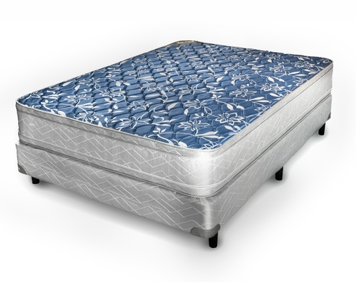 [CON252-160200AZUL] Conjunto de colchón y sommier K252 1.60 X 2.00 Azul 