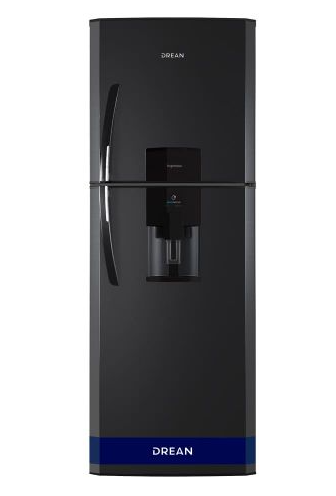 [7797102525656] Heladera Drean Con Freezer Cíclica 396 L Black Steel - Hdr400F11N