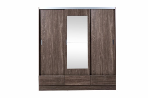 (D) - Placard Tana Plus corredizo 3Ptas 3Caj c/espejo